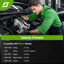 New Alternator Compatible with L4 2.5L Nissan 2007-2012 Altima, 2007-2012 Sentra, 2011-2013 Rogue, 2014 2015 Rogue Select, Replacement for 11258, 23100-JA02A, TG12C032, AVA0074, TG12S217, 11258N