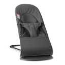 BabyBjrn Bouncer Balance Soft, Dark Gray, Woven/Jersey, Tri-Fabric | 2-in-1 Adjustable Baby Bouncer Seat and Toddler Chair, Newborn to Toddler (8-29 lbs), 4 Positions, Lightweight & Portable