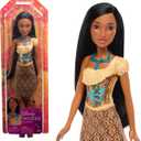 Mattel Disney Princess Pocahontas Doll in Sparkling Fashion with Removable Skirt, Necklace and Shoes, Posable & Collectible, Inspired by Movie