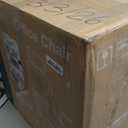 Sweetcrispy Home Office Desk Chair, Ergonomic High-Back Mesh Rolling Work Computer Chairs with Wheels and Adjustable Headrests, Comfortable Lumbar Support, Comfy Flip-up Arms for Bedroom, Study, Grey