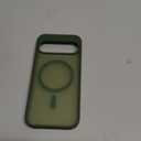 for Google Pixel 10/10 Pro Case, Matte Magnetic Phone Cover [with 1 Screen Protector] [Support for MagSafe] [Shockproof Military Grade Protection] Translucent Frosted Back, Sage Green