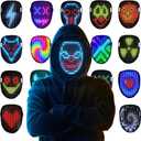 Mr.Pang LED Mask Light up Mask with Gesture Sensing, Cool Face Transforming Mask, Perfect Gifts for Halloween Christmas Birthday Cosplay Party