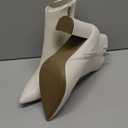 Marc Fisher womens Glorena (7.5, Ivory Leather)