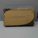 Single LCD Computer Monitor Free-Standing Desk Stand Riser for 13 inch to 32 inch Screen with Swivel, Height Adjustable, Rotation, Holds One (1) Screen up to 77Lbs(HT05W-001) White