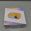 YOWHICK 2025 Upgraded Mini Projector, Full HD 1080P Support, Portable Movie Projector for Home Theater