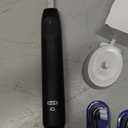Oral-B Rechargeable Electric Toothbrush, iO2 Starter Kit, 3 Cleaning Modes, Automatic Pressure Sensor to Protect Gums, 2 Brush Heads, Night Black