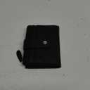 YINHEXI RFID Women Wallet, Small Slim PU Leather Bifold Wallet with Zipper Coin Pocket & ID Window, for Ladies, Teens, and Girls (Black)