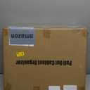 Pull out Cabinet Organizer, 21"Deep, 16.9"Wide Heavy Duty Full-Extension Slide out Drawers with Nano Adhesive, Roll Out Shelves Sliding Cabinet for Kitchen, Bathroom, Pantry,under sink Storage(Black)