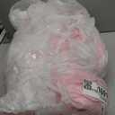 DOWNCOOL 7 Pieces Pink Full Size Comforter Sets, Pintuck Pinch Pleat Bed in a Bag, Soft Microfiber All Season Bedding Set for Bedroom with Sheets, Pillowcases & Shams