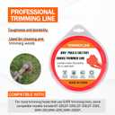 .095" Cross-Fire Trimmer Line 282 Foot Length for Echo Weed Eater Replacement Echo Trimmer line #311095063