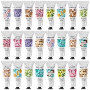 BODY & EARTH # LOVE 24 Pack Hand Cream for Women, Mothers Day Gifts for Mom, Hand Lotion Travel Size Hand Cream Bulk Gifts for Women, Bridesmaid Gifts Party Favors, Teacher Nurs Gifts