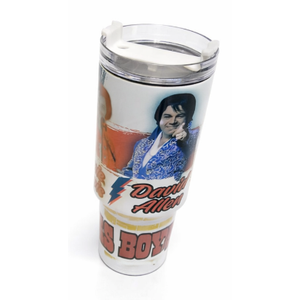 KIROJA 40 Oz Tumbler With Handle And Straw, Stainless Steel Vacuum Insulated Coffee Cup Travel Mug (2 Pack)