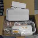 Steam Cleaner, 6 in1 Rotated Steam Mop Cleaner with 2 Modes, 2 Microfiber Pads, 400ML Removable Tank, 23FT Power Cable, Detachable Steam Mops for Floor, Laminate Floor, Tiles Cleaning (White)