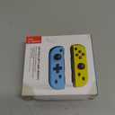 YCCSKY Joycons Controller for Nintendo Switch/OLED/Lite, with Wake-Up, Turbo, 6-Axis Gyro, Dual Vibration & Wrist Straps