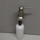 Built in Soap Dispensers Stainless Steel Kitchen Sink Dispenser Built in Hand Soap Pump, Large Capacity 13 OZ Bot