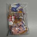 Hoteam 21 Pcs Baby Shower Games Include Baby Sock Hunt Sign and 20 Pair Small Cotton Socks Wooden Table Sign with Holder for Gender Reveal Party Favors(Flower Style)