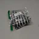 Fanuerg Women's Ribbed Bikini Sets Scoop Neck Cheeky Swimsuit Textured Two Piece Bathing Suit Black White Stripe, XL