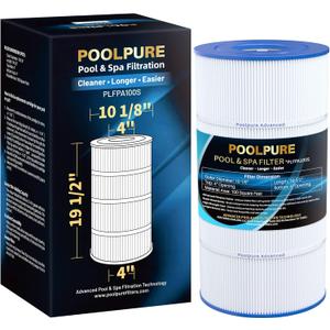 POOLPURE PA100S Pool Filter Replaces Hayward SwimClear C100S, CX100XRE, PA100S, Ultral-D3, 100 sq.ft Filter Cartridge