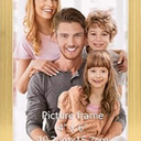 Icona Bay 4x6 Gold Picture Frame Beautifully Detailed Molding, Contemporary Picture Frame Set, Wall Mount or Table Top, Inspirations Collection