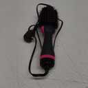 Hair Dryer Brush, 4 in 1 One Step Hair Dryer and Styler Volumizer, Professional Hot Air Brush with Negative Ion Anti-frizz Blowout for Drying, Straightening, Salon, Black Pink