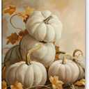 PHAMTE Fall Wall Art Decor Canvas, Fall Autumn Pumpkin Pictures Wall Decor Decorations Art for Living Room Home Harvest Thanksgiving Halloween, Vintage Framed Canvas Artwork for Walls Wall Decor 16x24