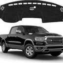 Dash Cover Mat for Dodge RAM 1500 2500 3500 2019 2020 2021 2022 2023 2024 2025 Non-Slip Dashboard Cover Mat Sunshade UV Rays Protector Interior Accessories