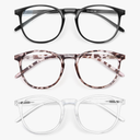 IBOANN Iconic Blue Light Glasses for Woman - Computer Glasses 99% Blue Light Blocking - Anti Eyestrain & UV Glare Protection