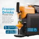 Iceman by Chefman Slush-Ease MAX 90oz Slushie Machine, 64oz Liquid Capacity Frozen Drink Maker & Slushy Machine with 5 Presets and LED Display, Perfect for Frozen Margaritas, Frappes, Smoothies