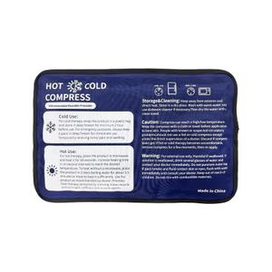 Gel Soft Flexible Ice Pack for Injuries - 1 Pack (Medium 7.5" x 11.5") Reusable Hot & Cold Compress for Pain Relief, Freezer Cold Pack for Hip, Shoulder, Knee - Cooling Gel Pad for Swelling, Bruises