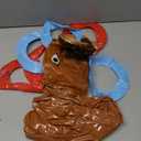 Fun Express Inflatable Bull Ring Toss Game - Premium Outdoor Games for Kids Ages 4-8 & Family | Western Carnival Party Games with 6 Rings - Backyard Lawn Games for Birthday Parties