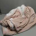 UGG Bliss Throw Blanket Plush Soft Fleece Fluffy Blankets for Bed or Couch Oversized Warm Reversible Machine Washable Medium Weight Home Decor Giftable Throw, 50-inch x 70-inch, Quartz Pink