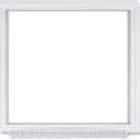 Smart Choice 240599803 Refrigerator Crisper Cover Frame, White