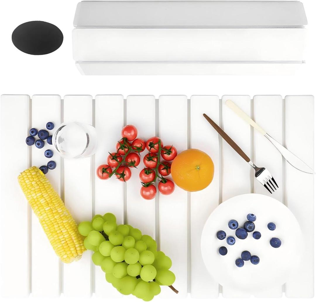 24" x16" Stone Dish Drying Mat for Kitchen Counter, Collapsible Diatomaceous Earth Quick Dry Absorbent Large Dish Drying Mat Extra Large