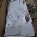 Wakefit Vanity Desk with Mirror and Lights, 42IN Makeup Table with 6 Drawers and 2 Cupboard Storage, Vanity Makeup with Power Outlet | LED Light with 3 Color Modes | Adjustable Brightness | White