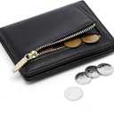 Small Women Wallet RFID Blocking Bifold Pocket Wallet Slim Compact Ladies Purse Mini Wallets For Women (Black)