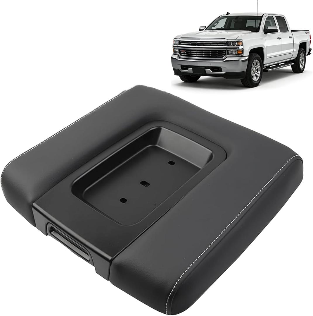 Front Seat Center Console Armrest Lid Compatible with 2014-2019 Chevrolet Chevy Silverado Suburban Tahoe GMC Sierra Yukon XL Cadillac Escalade Replaces 22881398