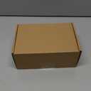 Privacy Door Knob with Lock - Crystal Glass Interior Door Handle for Bedroom Bathroom Closet - Antique Brass, 1 Pack