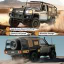 1/12 RC Rock Crawler, MN-82S Toyota LC79 RC Pickup Truck, 2.4GHz RC Rock Crawler 4x4 Remote Control Off Road Car RTF with Upgraded Chassis Hobby Grade Toy Gifts for Adults, 14 inches