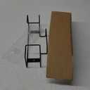 THYGIFTREE Glove Box Holder Wall Mount Disposable Glove Dispenser, Metal Glove Rack for Rubber Latex Gloves Organizer Facial Tissue, Black 1pc