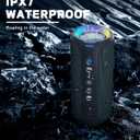 Ortizan X10 Black & X8 Pro Portable Bluetooth Speaker, IPX7 Waterproof Wireless Speaker with Loud Stereo Sound (Notice: This Bundled Product Does Not Support TWS Pairing)