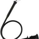 Flexible Claw Pickup Tool with Magnet Tool Flexible telescoping Claw led Light Grabber Extend，Long 28'' Four Claw 4-Claw for Small Parts Pickup Reacher Tool for Mechanics,Jewelry,Kids,etc. (Black)