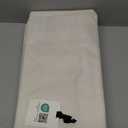 100% Blackout Shield Linen Blackout Curtains for Bedroom 108 Inches Long, Back Tab/Rod Pocket Living Room Drapes, Thermal Insulated Blackout Curtains 2 Panels Set, 50" W x 108" L,Cream