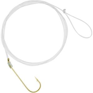 South Bend Snelled Aberdeen Gold Hooks (One Size) 2 Pack