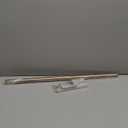 Ivilon Drapery Window Curtain Rod - End Cap Style Design 1 Inch Pole. 28 to 48 Inch Color Warm Gold