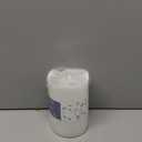 Mikasa 4x6 Inch White LED Wax Pillar Candle with Flickering Flame, Battery Operated Flameless Candle with 5-Hour Timer, Real Wax with Wavy Rim for Home Decor and Seasonal Displays