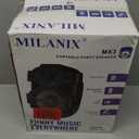Milanix MX3 Portable Party Speaker = Strong Bass, Rechargable Battery, FM Radio , 1 Microphone