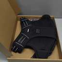 Heavy Duty Tactical Dog Harness for Large Dogs, No Pull Adjustable Pet Harness Reflective Service Training Easy Control Pet Vest Military K9 Working Dog Harnesses- Large, Black