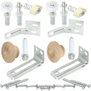 Bifold Door Hardware Repair & Replacement Kit, 2-Door Set