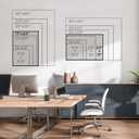 U Brands Magnetic Dry Erase Calendar White Board, 16" x 20", Silver Aluminum Frame, Includes Magnet and Marker