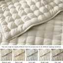 WDCOZY Beige California Oversized Cal King Size Quilt Bedding Sets with 2 Pillow Shams, Neutral Lightweight Soft Bedspread Coverlet Bed Cover for All Season, 3 Pieces, 116x106 inches